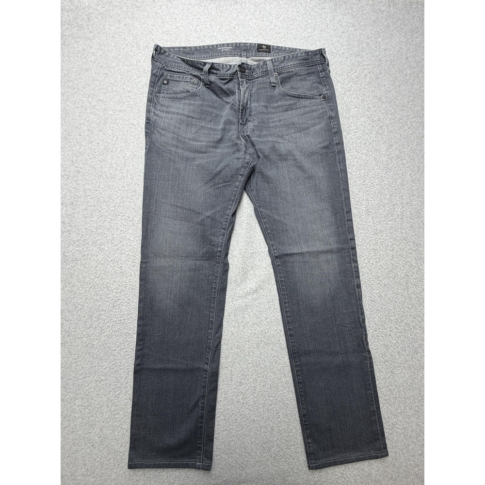 AG Adriano Goldschmied Matchbox Jeans Mens 36x34‎ Actual 36x32 Gray Stretch